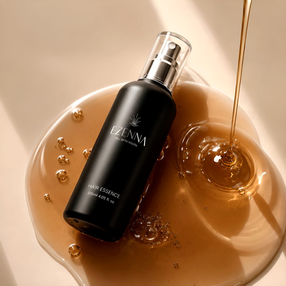 이젠나 두피영양제 다시마 헤어토닉 마사지 흡수 장면 TREATMENT TONIC